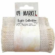 Rollo de cinta de arpillera 49 and Market Crema