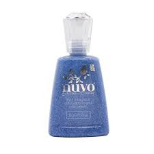 Nuvo Glitter Accents Salón Azul