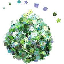 Viste My Craft Blossom con lentejuelas verdes