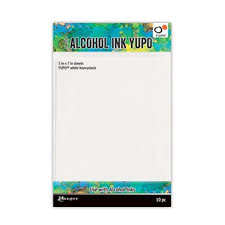 Ranger Alcohol Tinta Yupo Papel Heavystock 5 x 7 Paquete de 10