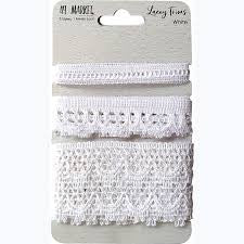49 and Market Lacey Trim White