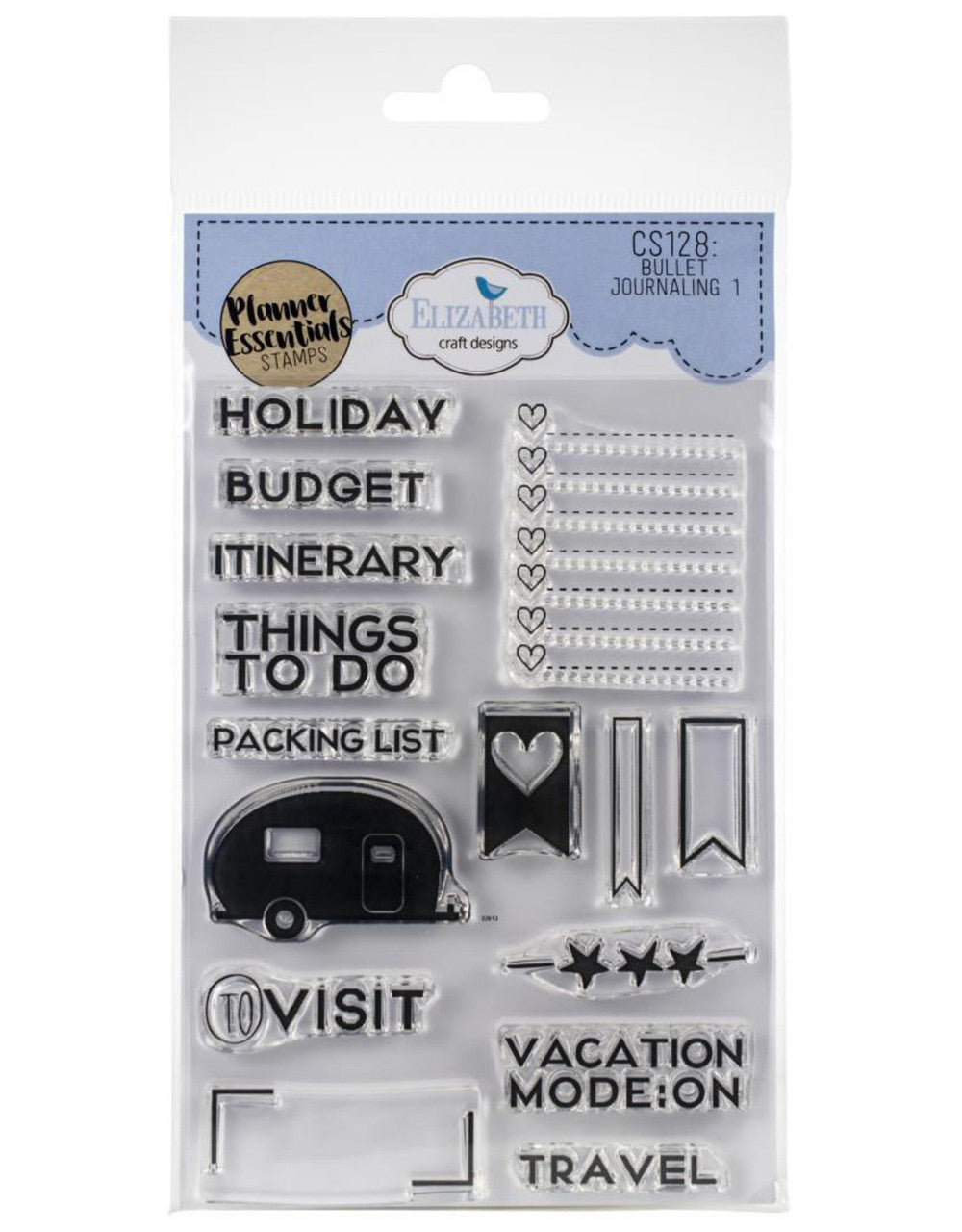 Elizabeth Craft Planner Essentials Stempels Maanden Bullet Journaling 1