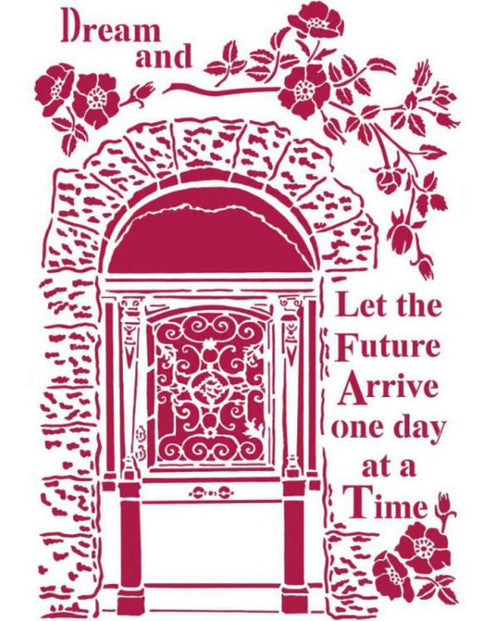 Stamperia Lady Vagabond Dream Stencil G