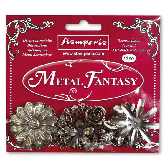 Stamperia Metal Fantasy Bloemselectie