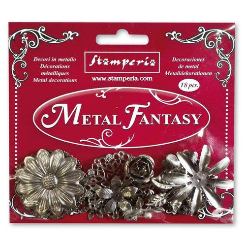 Stamperia Metal Fantasy Bloemselectie
