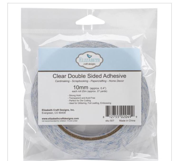 Elizabeth Craft Helder Dubbelzijdig Plakband 10mm