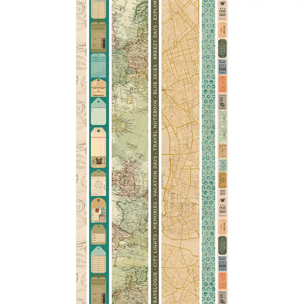 49 & Market Travel Diaries Washi Tape Sheet Set