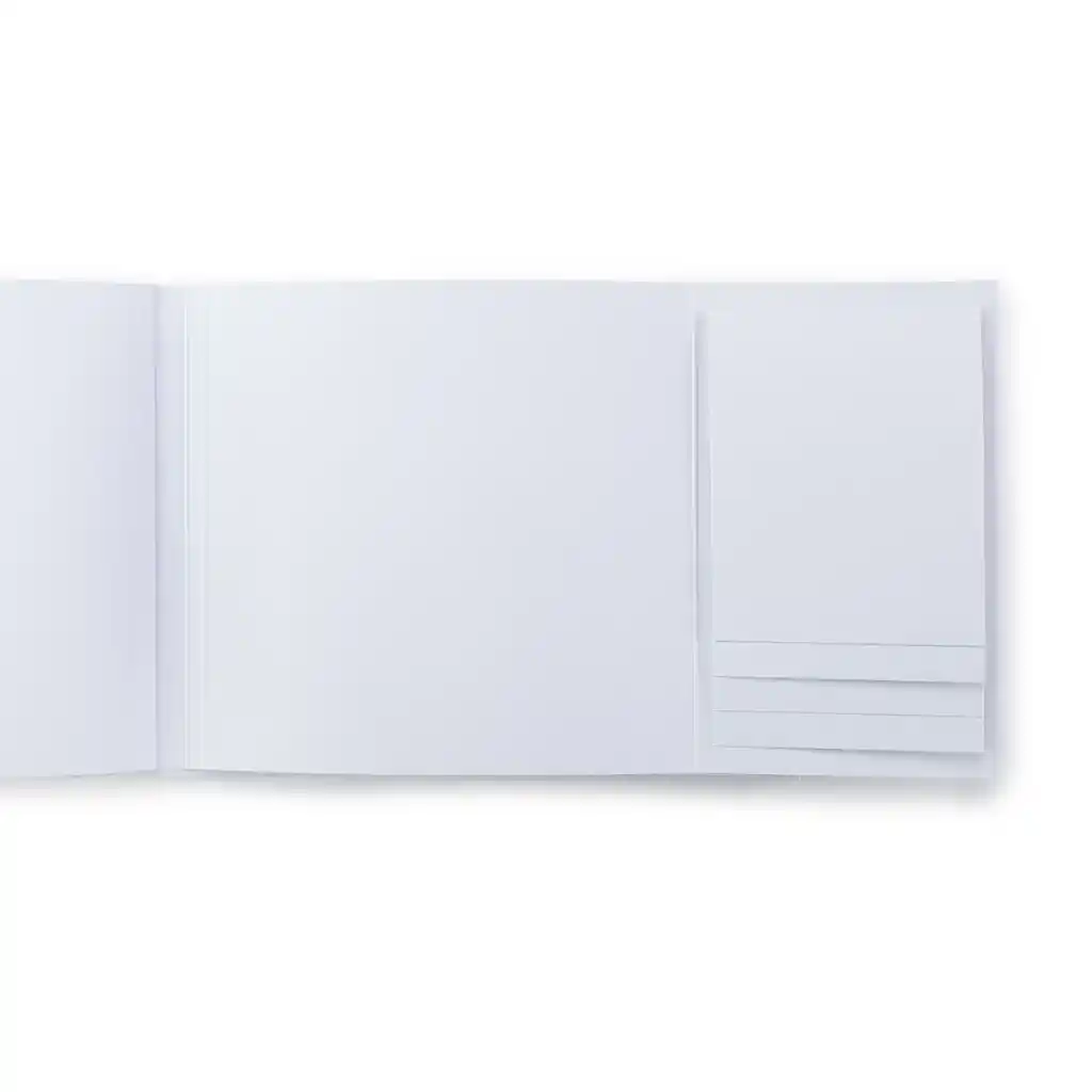 49 & Market Foundations Essential Square Album - White (w/pages)