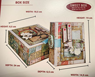 Stamperia Cartonnage Kit Snoepdoos