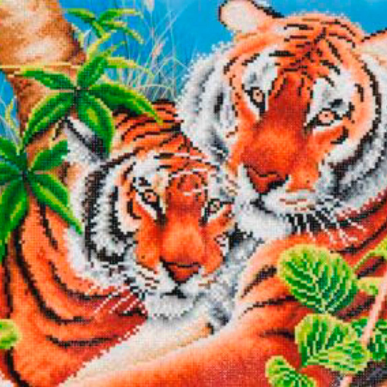 Tigres tiernos Diamond Dotz