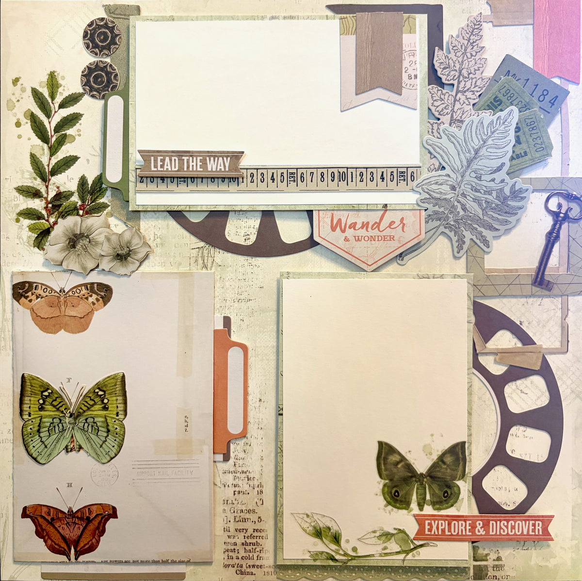 Our Happy Place right 12x12 page