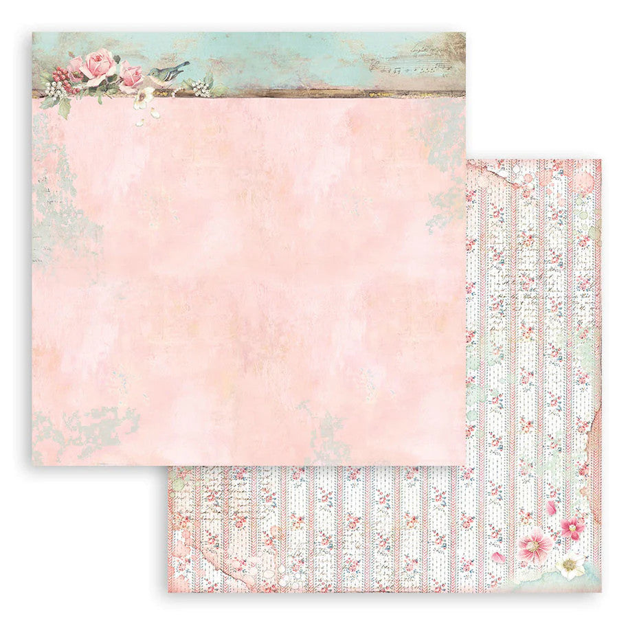 Stamperia Sweet Winter Achtergrond Dubbelzijdig Papierpakket 12" x 12"