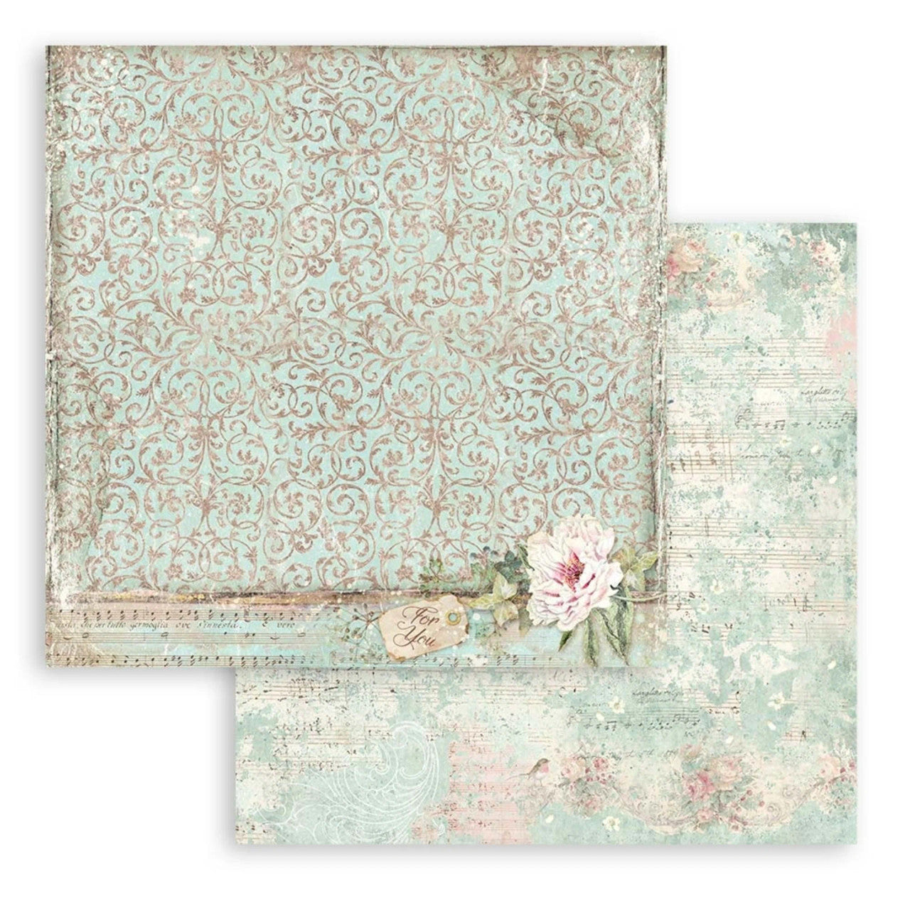 Stamperia Sweet Winter Achtergrond Dubbelzijdig Papierpakket 12" x 12"