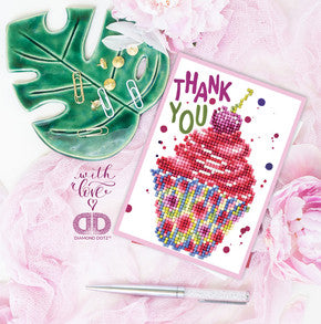 Diamond Dotz gracias Tarjetas de felicitación