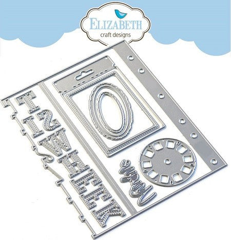 Elizabeth Craft Sidekick Essentials 11 This Week Fold Out Page Die Set