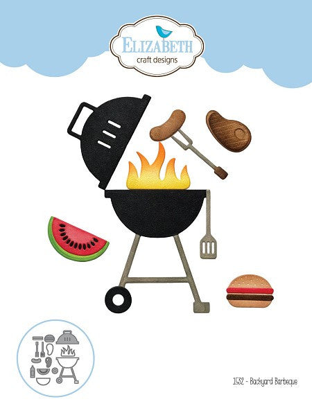 Elizabeth Craft metalen sterven achtertuin barbecue