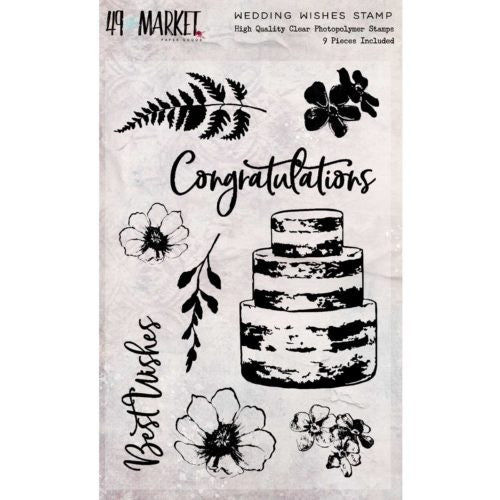 Juego de sellos 49 y Market Wedding Wishes