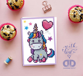 Diamond Dotz Welcome Baby Greeting Card