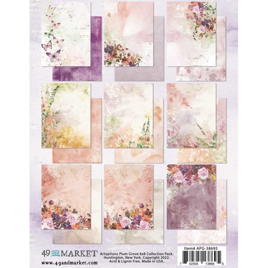 49 & Market ARToptions Plum Grove 6 x 8 Collection Pack - Kreative Kreations