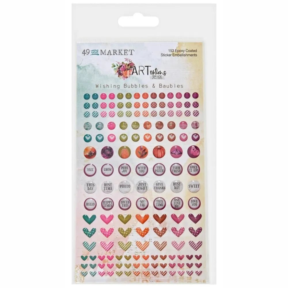 49 & Market ARToptions Spice Bubbles and Baubles - Kreative Kreations
