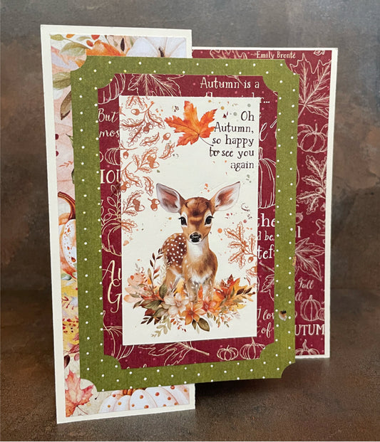 Autumn Greetings Z-Fold Card