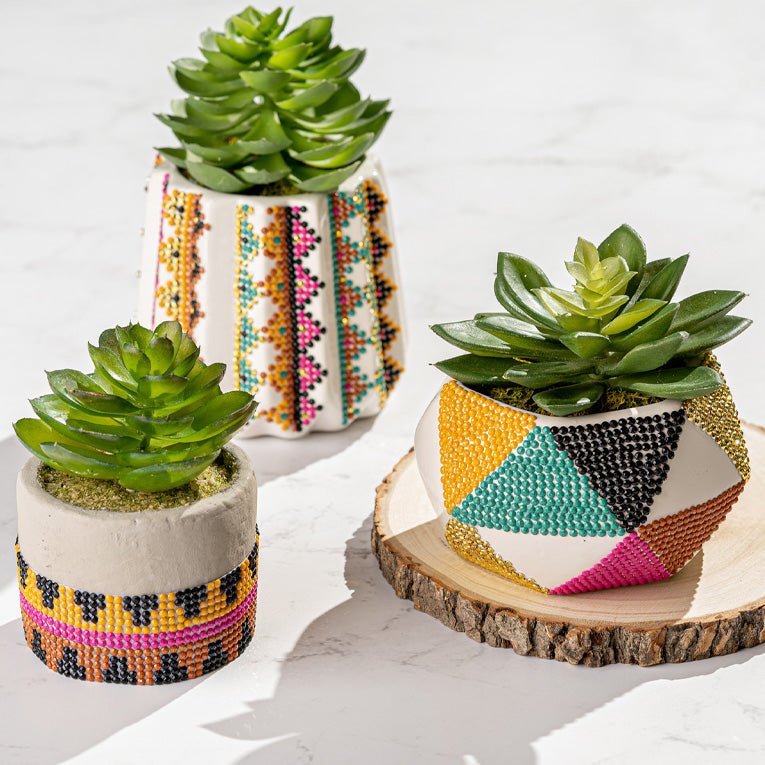 Freestyle Project - Modern Ceramic Planters - Kreative Kreations