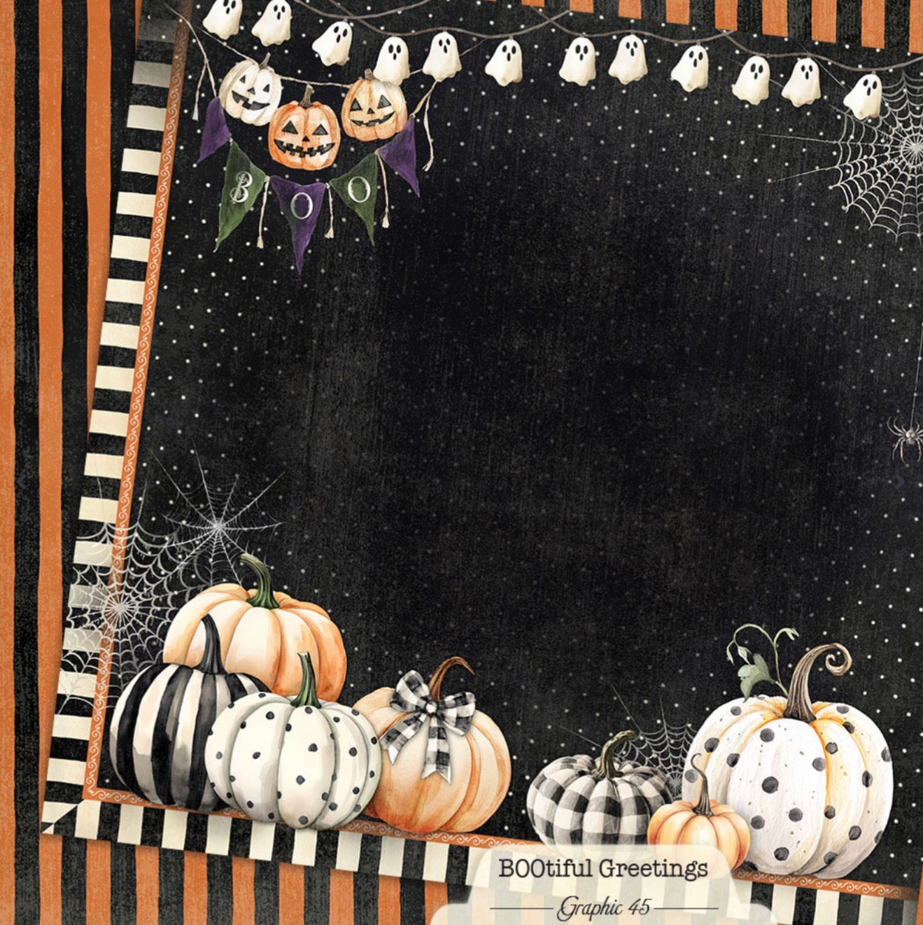 Graphic 45 BOOtiful Greetings 8” x 8” Collection Pack