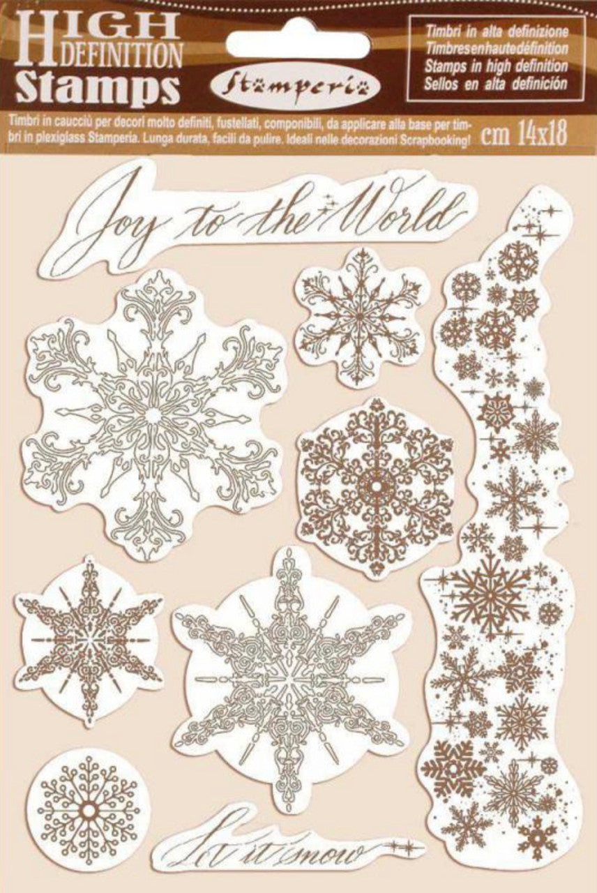 Stamperia High Definition Stamp Set Snowflakes