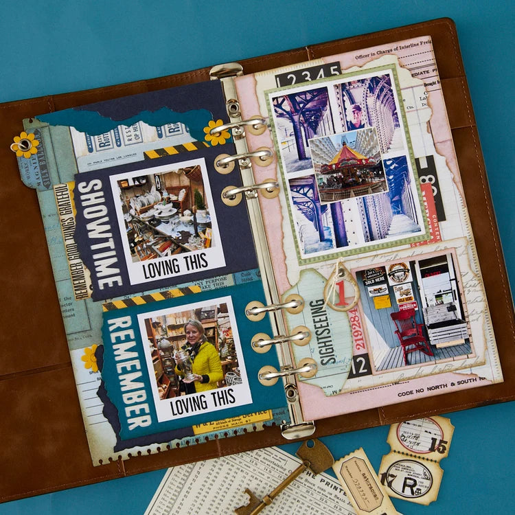 Keepsake Studio Torn Edges with Tag Etched Dies by Esther Glas