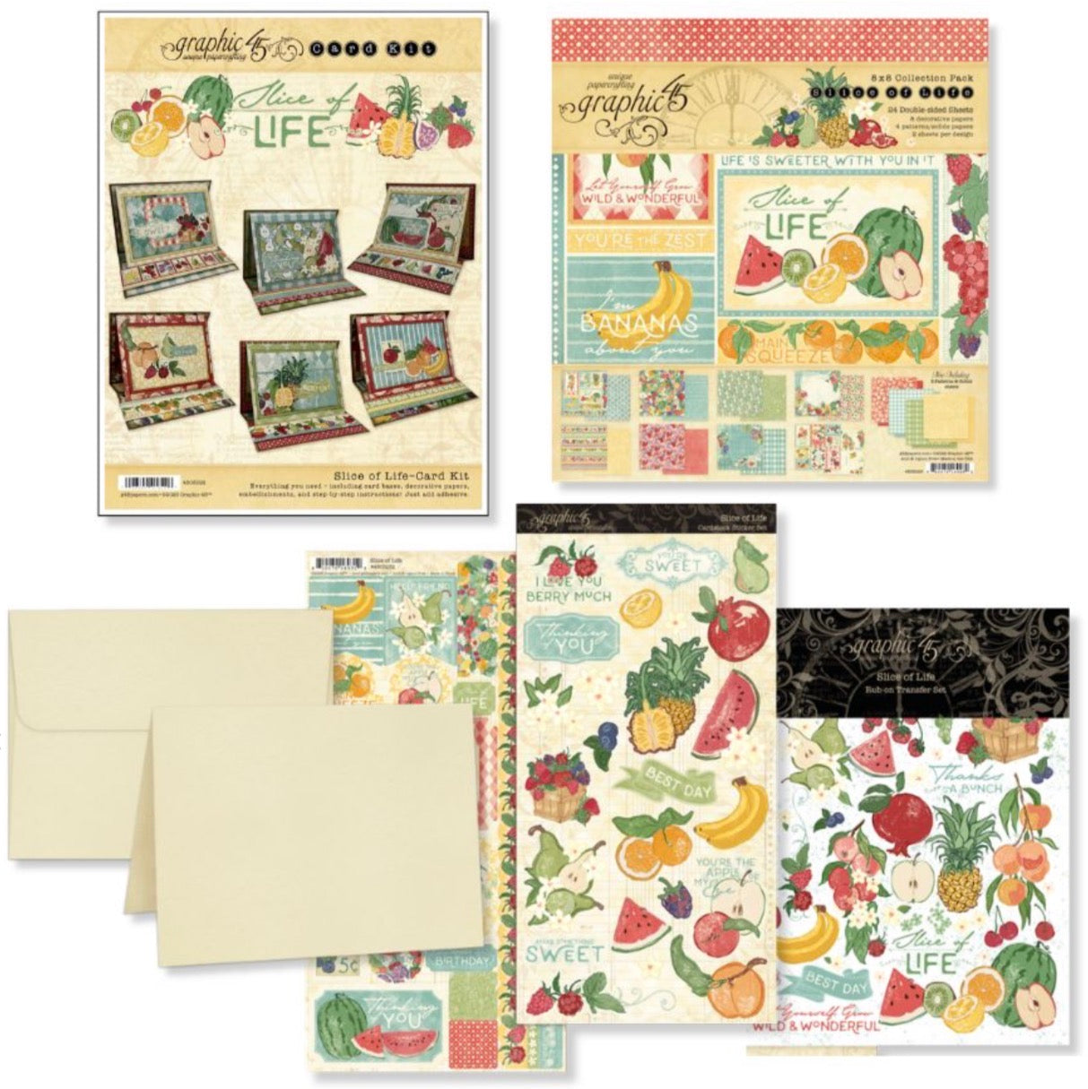 Graphic 45 Slice of Life Card Kit