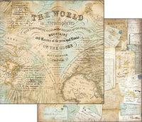 Colección de papel Stamperia Double Face 8” x 8” - Alrededor del mundo