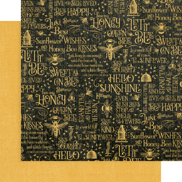 Gráfico 45 Let it Bee 12” x 12” Patrones y sólidos