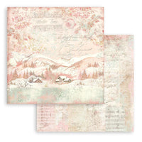 Stamperia Sweet Winter Achtergrond Dubbelzijdig Papierpakket 12" x 12"