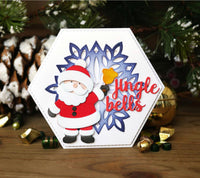 Elizabeth Craft Designs Juego de troqueles de Papá Noel