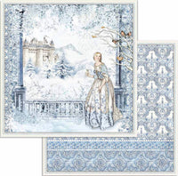 Stamperia Winter Tales Paquete de papel de doble cara 6" x 6" 