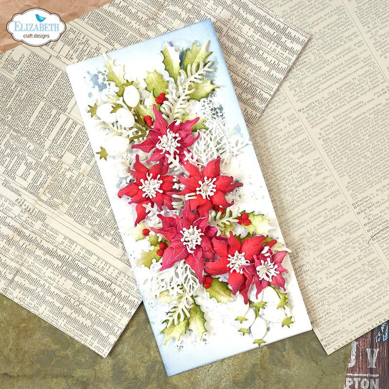 Juego de 12 troqueles florales Elizabeth Craft