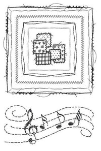 49 and Market Gabi's Square Stitch Stamp Set