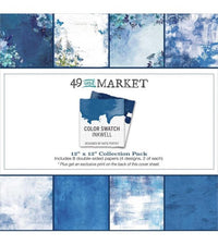 49 and Market Color Swatch Inkwell 12 x 12 Collection Paper Pack