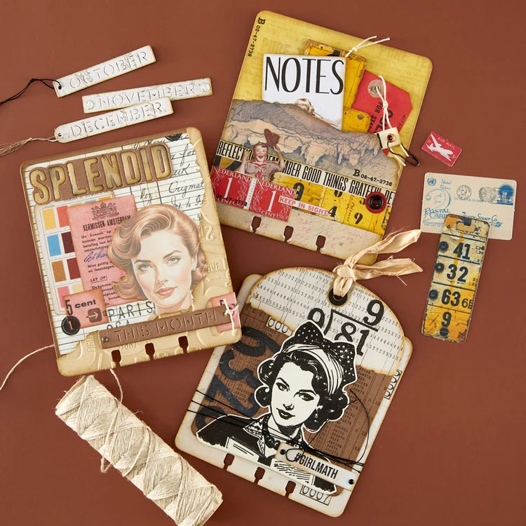 Keepsake Studio Book 10 Cardstock Die Cuts by Esther Glas
