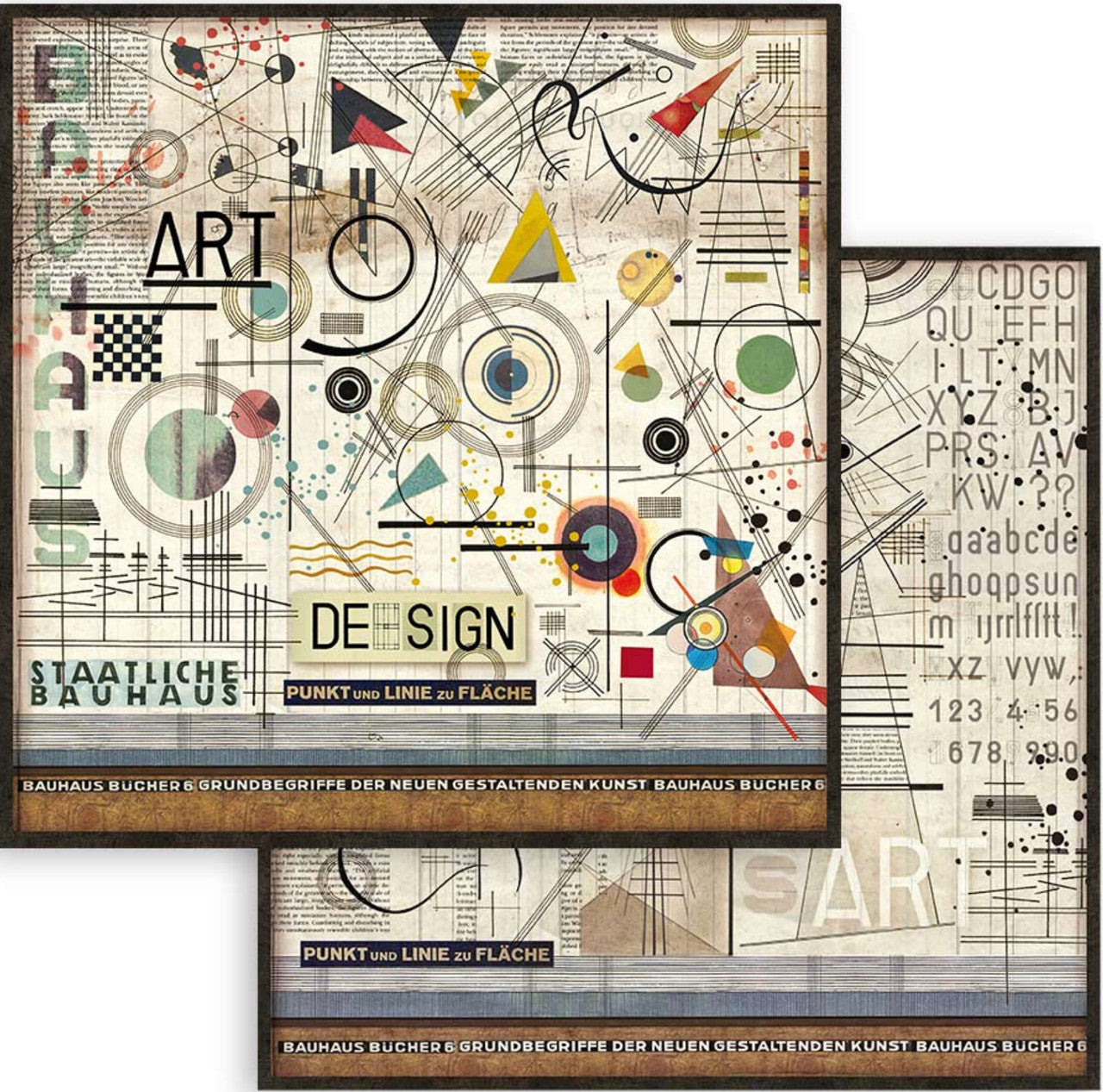 Colección de papel Stamperia Bauhaus de 12" x 12"