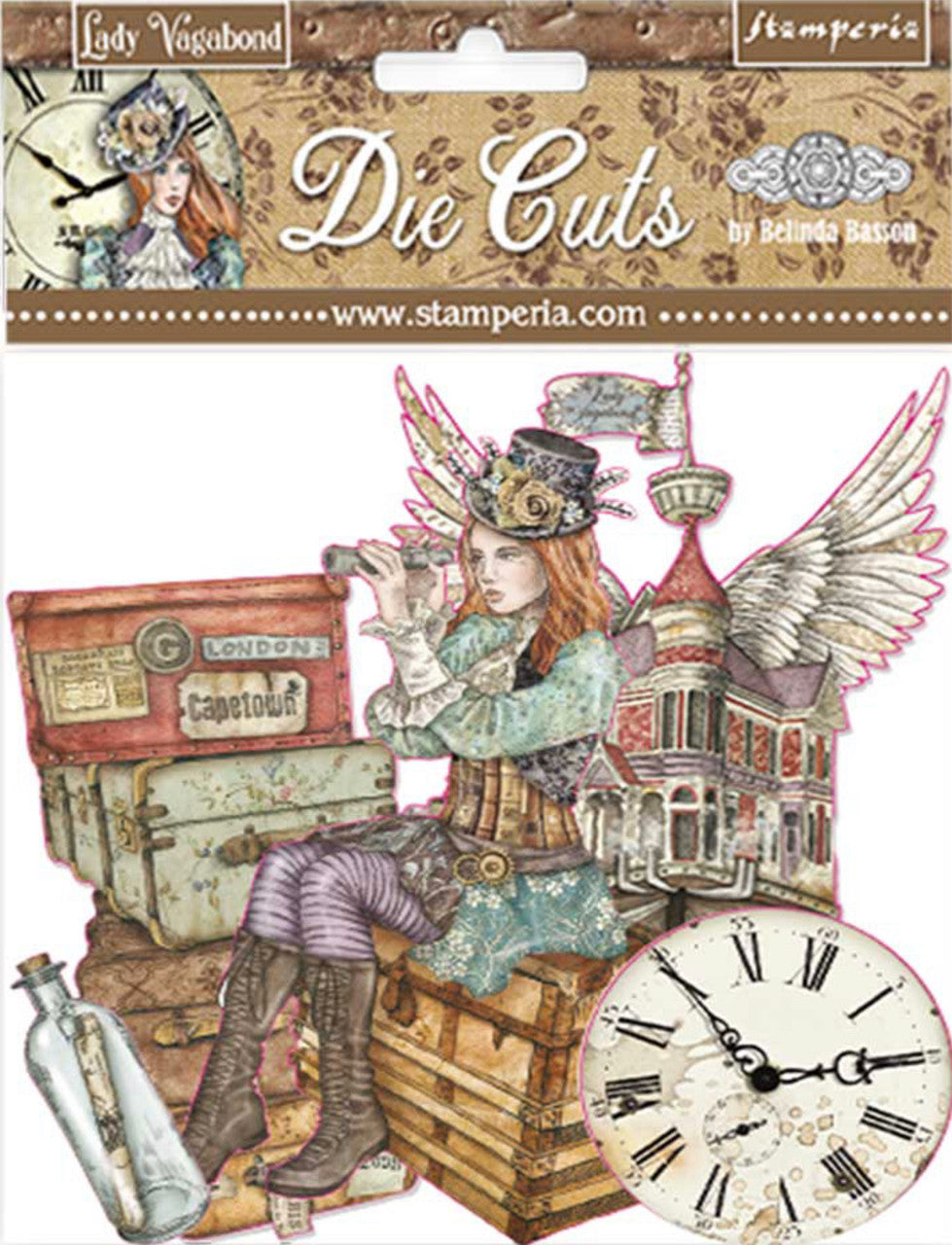 Stamperia Lady Vagabond Die Cuts