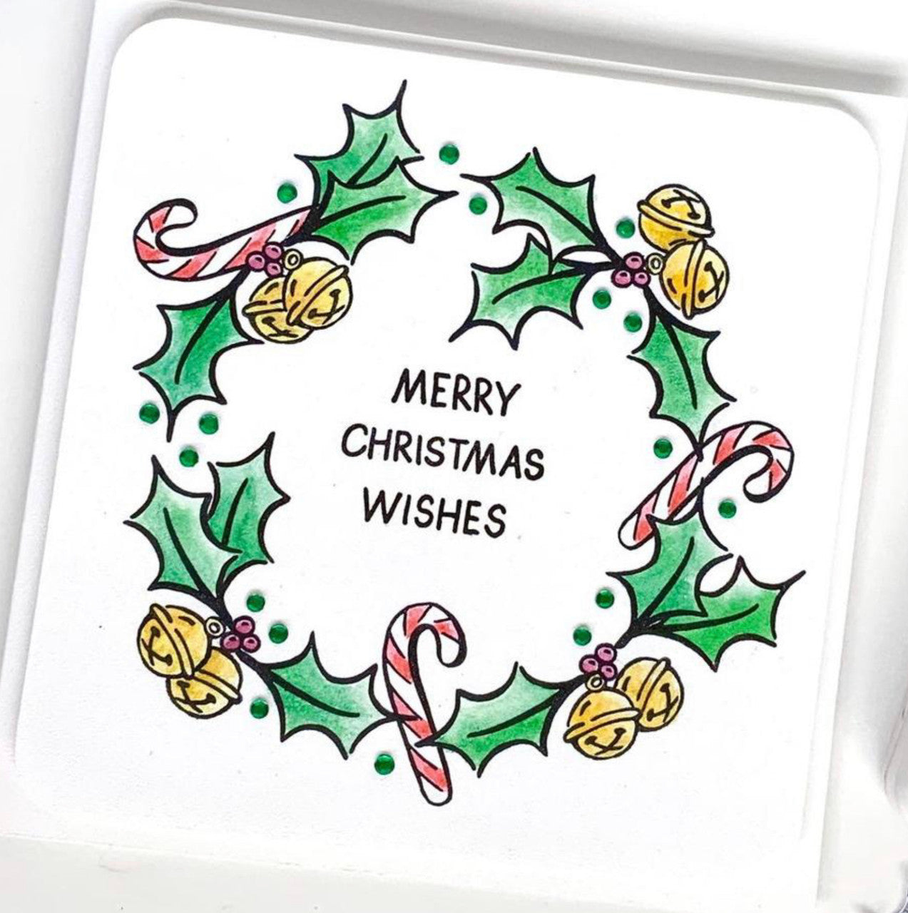 Elizabeth Craft Designs Christmas House Stamp Set