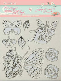 Fichas Decorativas Stamperia - Círculo de Amor Mariposa 