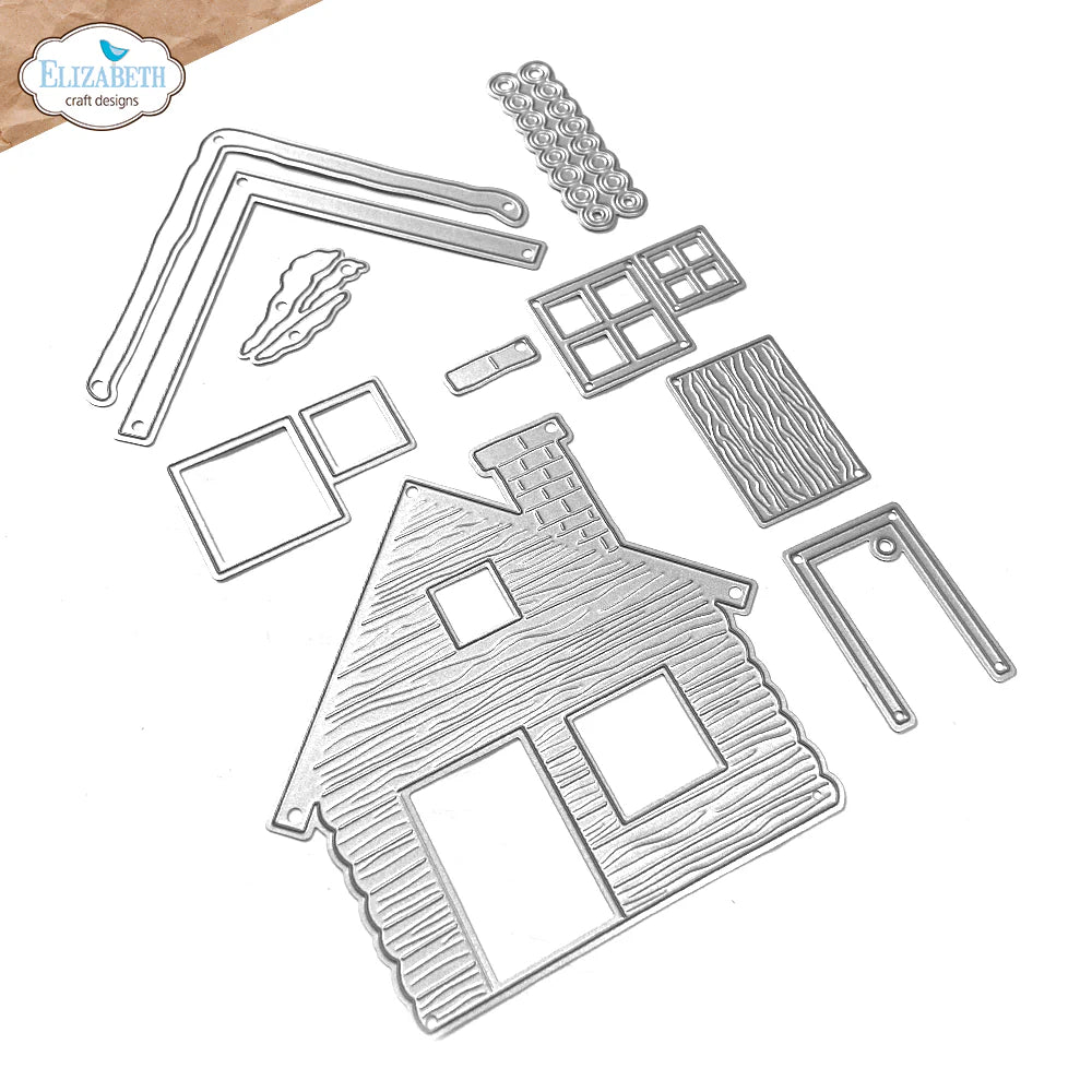 Elizabeth Craft Designs Cabin Metal Die Set