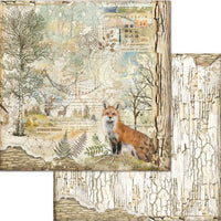 Stamperia Forest-papierpakket 30 x 30 cm papiercollectie