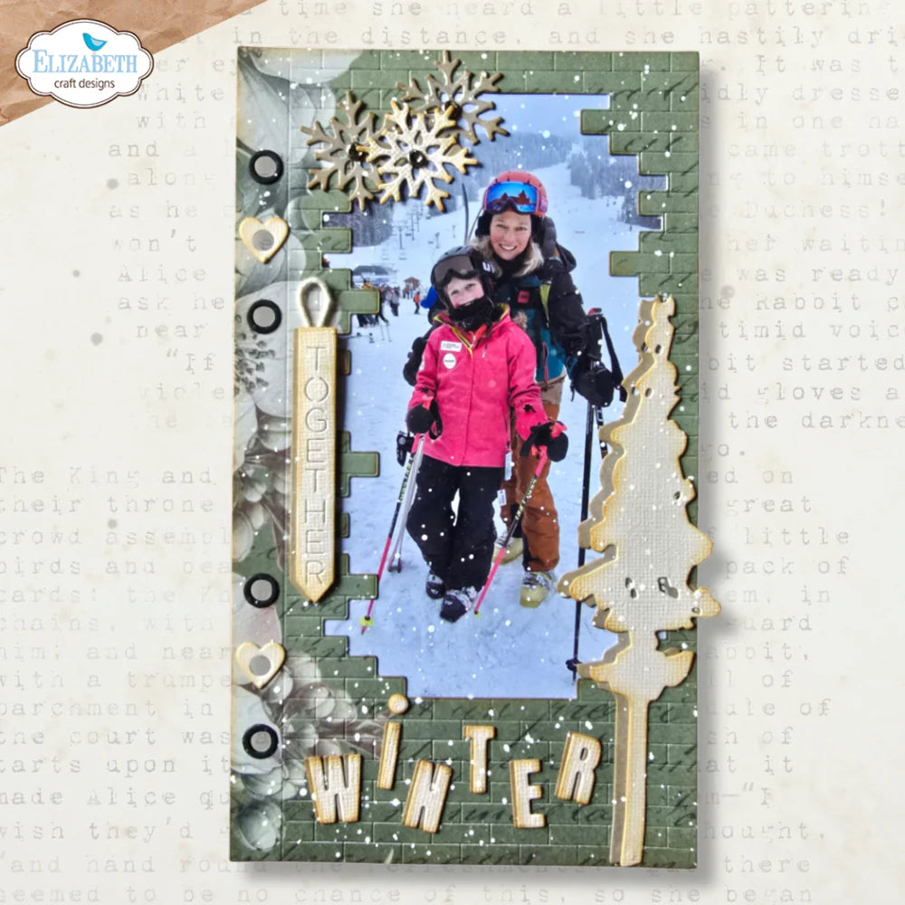 Elizabeth Craft Designs Brick Frame Metal Die Set