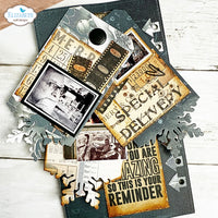 Elizabeth Craft Designs Winter Tags Metal Die Set