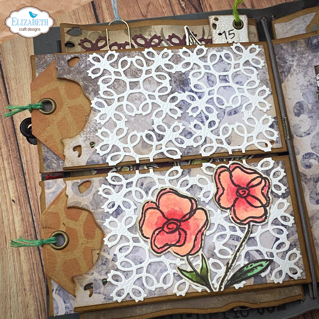 Elizabeth Craft Designs-Fustella da Appendere, con Linguetta di Estrazione, in Metallo, Colore: Grigio Elizabeth Craft Designs-Fustella da Appendere, con Linguetta di Estrazione, in Metallo, Colore: Grigio