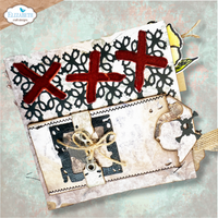 Elizabeth Craft Designs Split Tag Pocket Page Metal Die Set