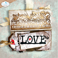 Elizabeth Craft Designs Split Tag Pocket Page Metal Die Set